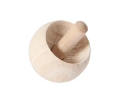 Tout Pour le Jeu Toupie pirouette en bois naturel qui se retourne 3 x 3.5 cm
