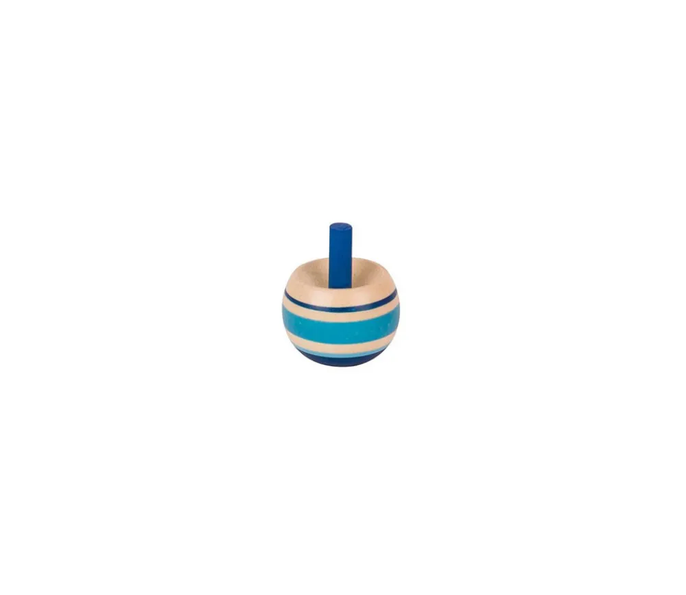 Tout Pour le Jeu Toupie pirouette qui se retourne 3 x 4 cm en bois coloré