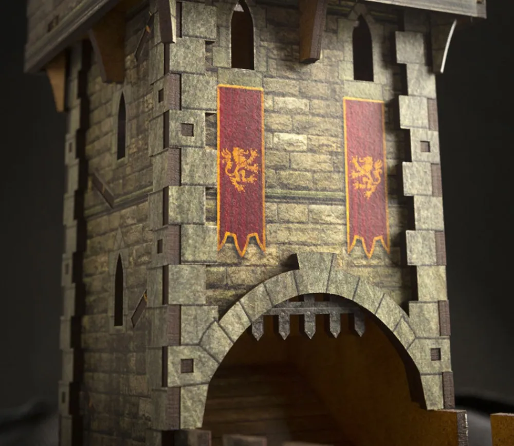 Tout Pour le Jeu Tour de château - lanceur de dés Donjon