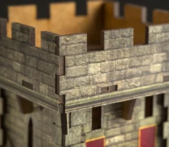 Tout Pour le Jeu Tour de château - lanceur de dés Donjon