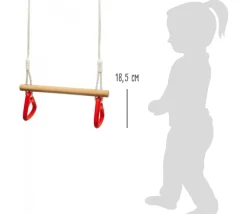 Tout Pour le Jeu Trapèze avec anneaux pour portique balançoire
