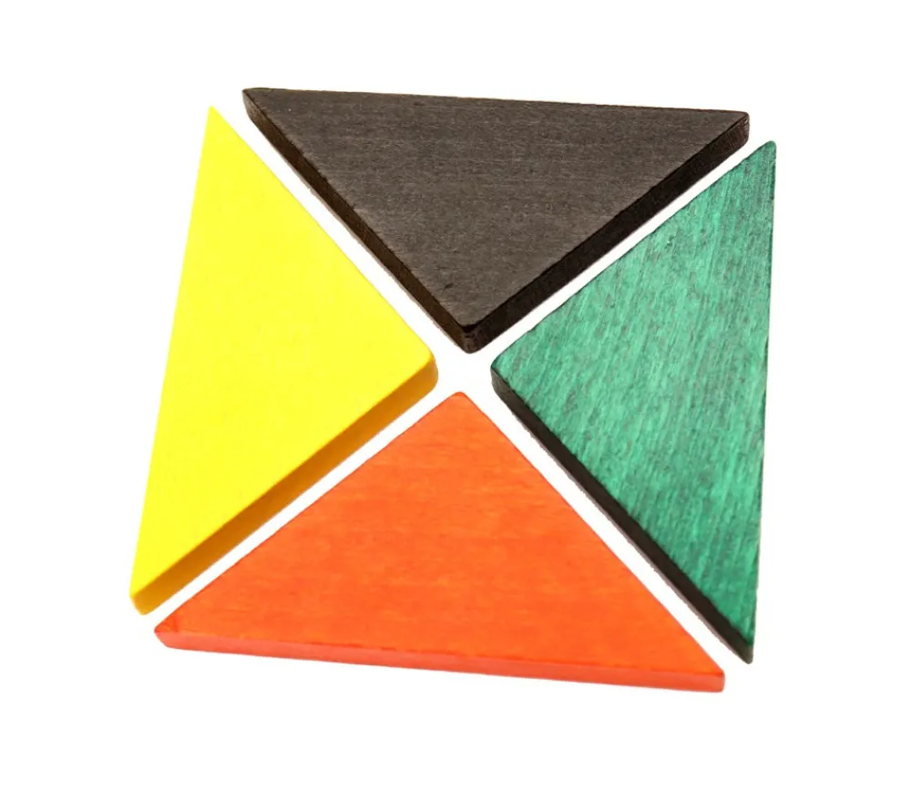 Tout Pour le Jeu Triangle rectangle isocèle noir 67 x 47 x 8 mm en bois