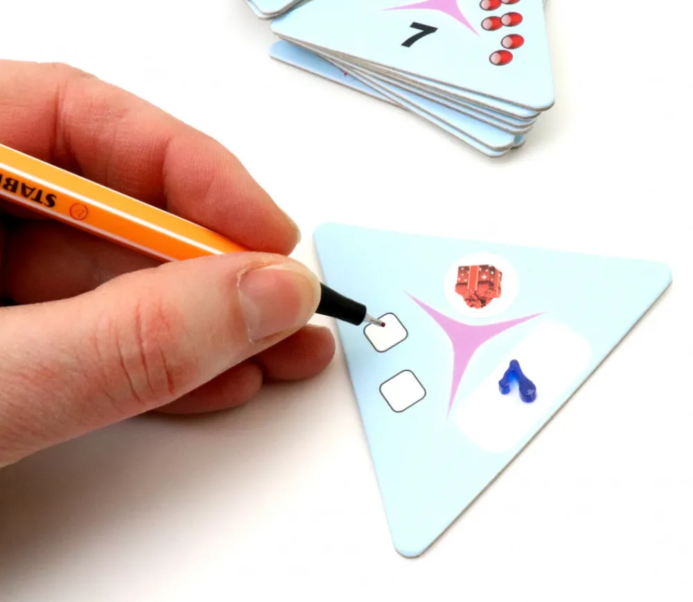 Tout Pour le Jeu Tri-dominos de 1 à 12 - chiffres, points et objets