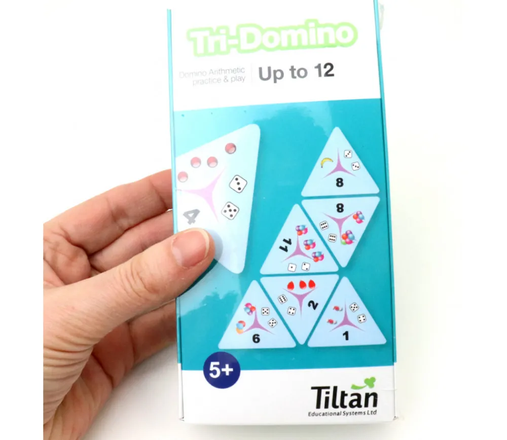 Tout Pour le Jeu Tri-dominos de 1 à 12 - chiffres, points et objets