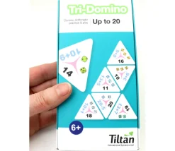 Tout Pour le Jeu Tri-dominos de 1 à 20 addition soustraction chiffres et points.