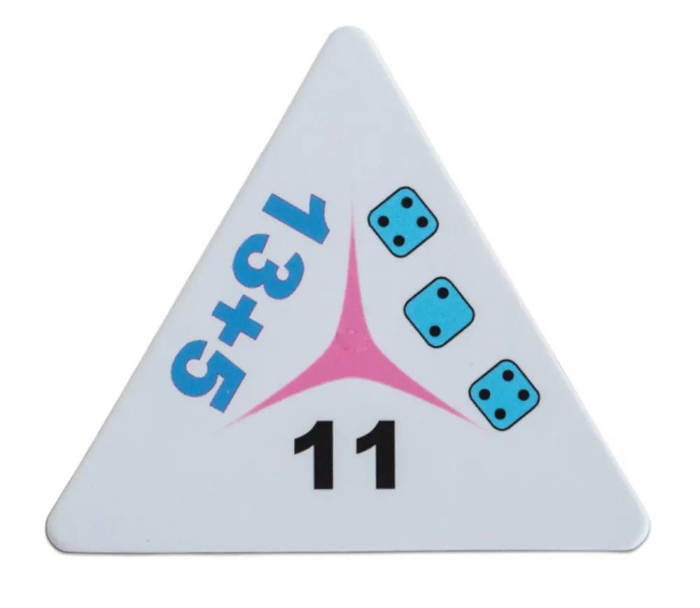 Tout Pour le Jeu Tri-dominos de 1 à 20 addition soustraction chiffres et points.