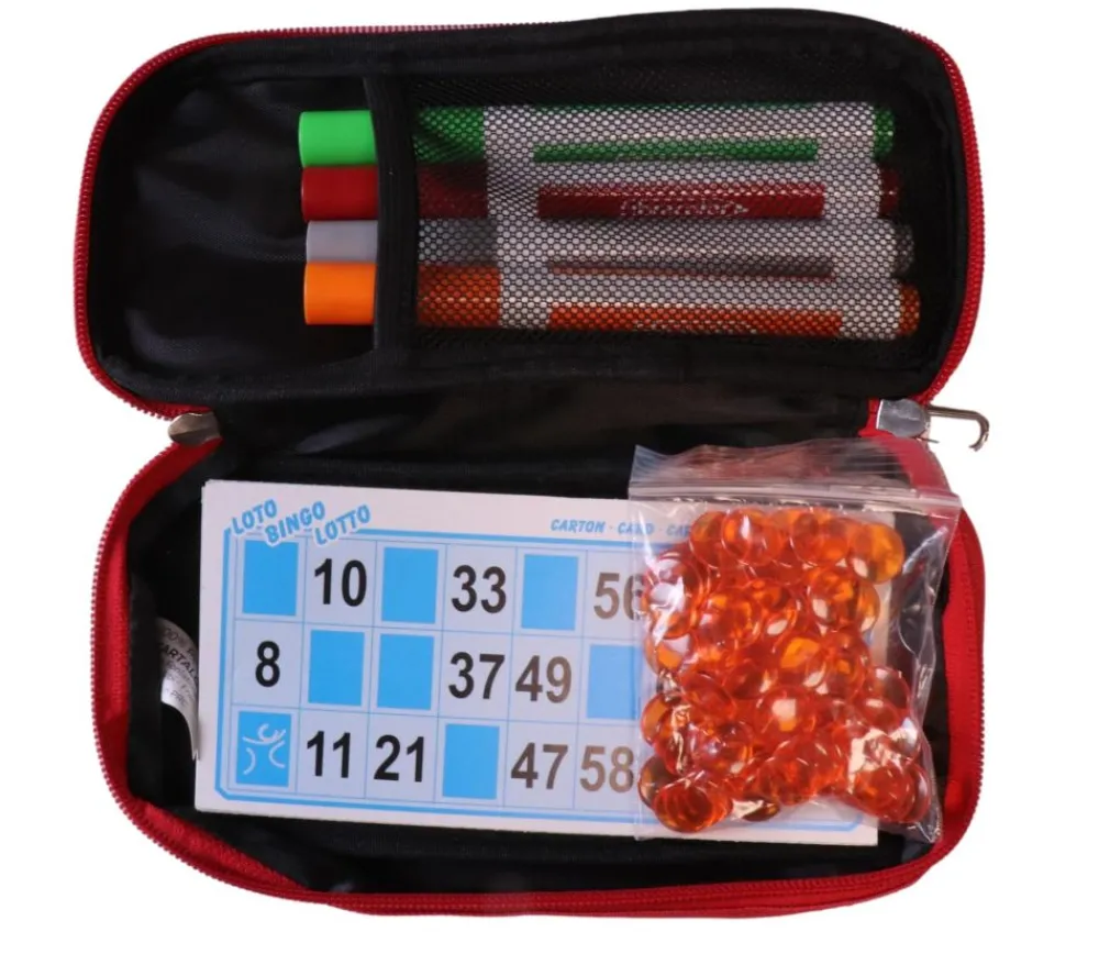 Tout Pour le Jeu Trousse rangement pour accessoires loto bingo