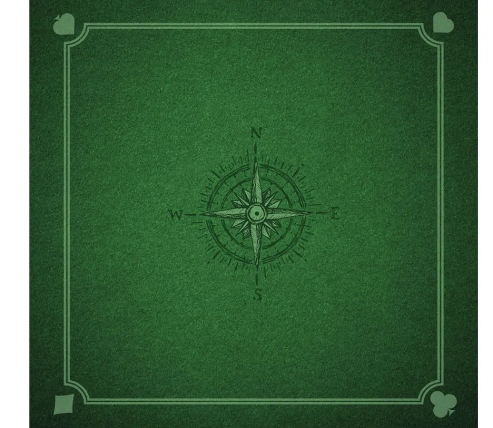 Tout Pour le Jeu Très Grand Tapis cartes 93 x 93 cm Boussole