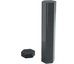 Tout Pour le Jeu Tube plastique de rangement noir 38 cm