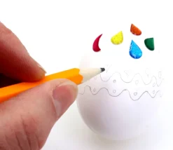 Tout Pour le Jeu Œuf plastique blanc - oeuf pour décoration 6 cm