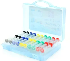 Tout Pour le Jeu Valisette 20 sabliers pour jeux : 30 sec,1,3,5 et 10 minutes - 9 cm MM