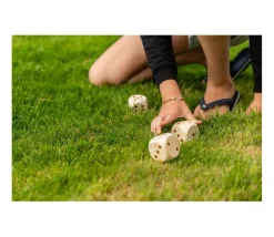 Tout Pour le Jeu YAMS GARDEN : 5 Dés géants en bois 55 mm