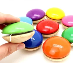 Tout Pour le Jeu Yoyo en bois Bicolore à l'unité 5,6 cm