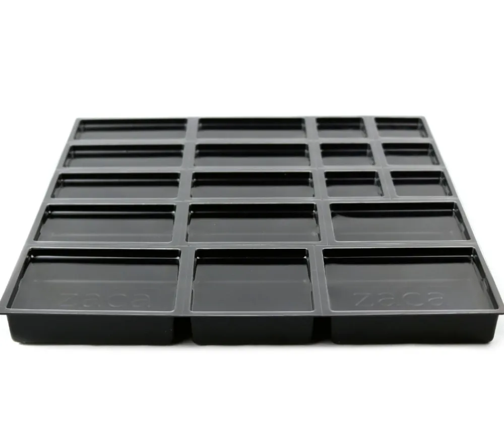 Tout Pour le Jeu Zacabox - 18 compartiments modulaires avec couvercle - Sabot de rangement pour boite de jeu